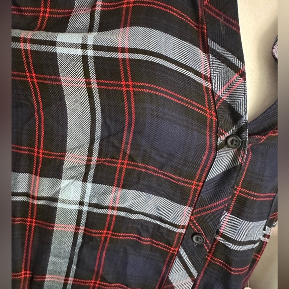 XL DARK BLUE FLANNEL - Picture 2 of 6